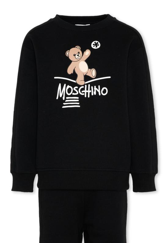 26FW [키즈] 모스키노 오버롤 HUK04N LCA83 60100 BLACK - MOSCHINO