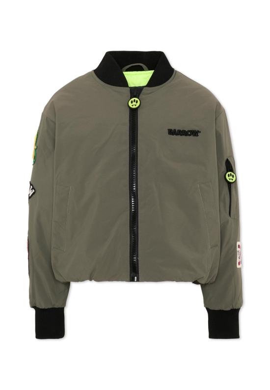 26FW [키즈] 바로우 봄버 자켓 F6BKJUBO005 082 GREEN