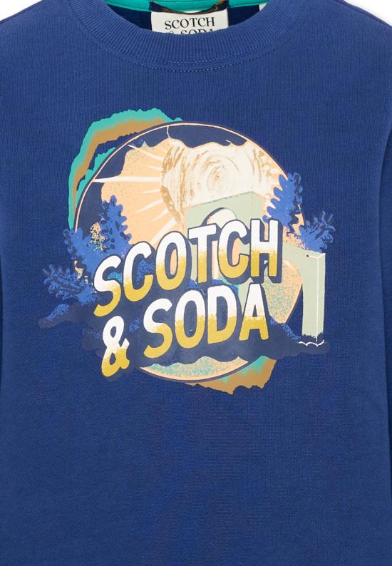 26FW [키즈] 스카치앤소다 니트/스웻셔츠 183332 410 BLUE - SCOTCH & SODA