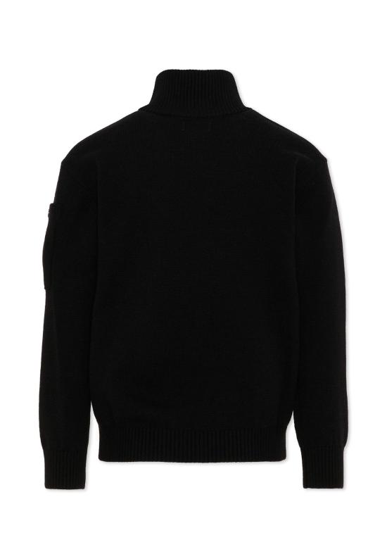 26FW [키즈] 씨피 컴퍼니 니트/스웻셔츠 CUW00V LHE86 60100 BLACK - C.P. COMPANY