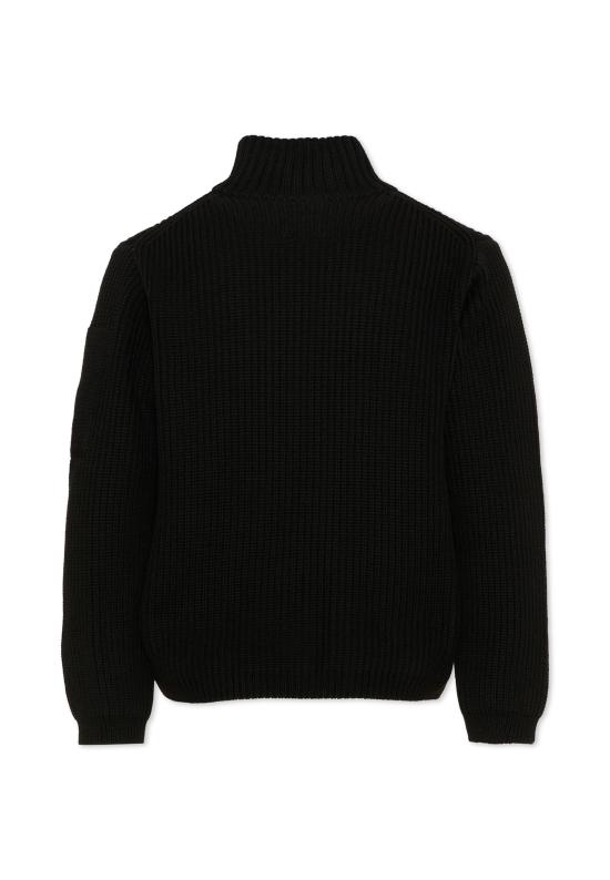 26FW [키즈] 씨피 컴퍼니 니트/스웻셔츠 CMW00P LHE36 60100 BLACK - C.P. COMPANY