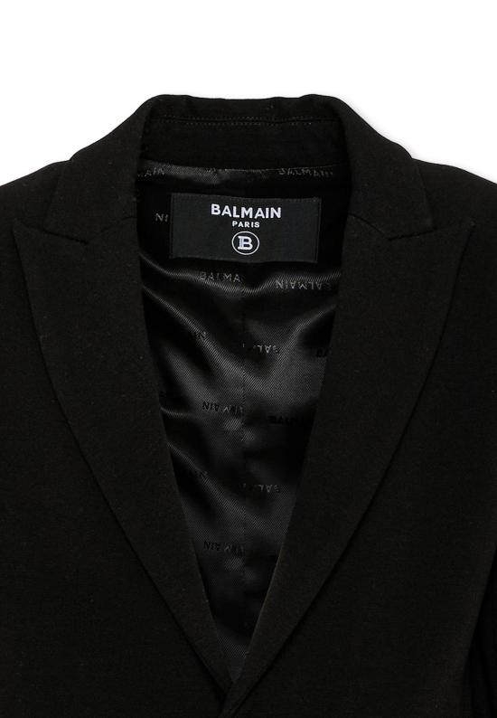 26FW [키즈] 발망 자켓 BZ2H04 J0371 930AG BLACK - BALMAIN