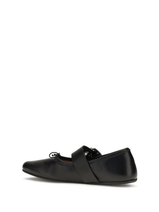 26FW 비비안웨스트우드 플랫 슈즈 7201000SWL00AG BLACK - VIVIENNE WESTWOOD