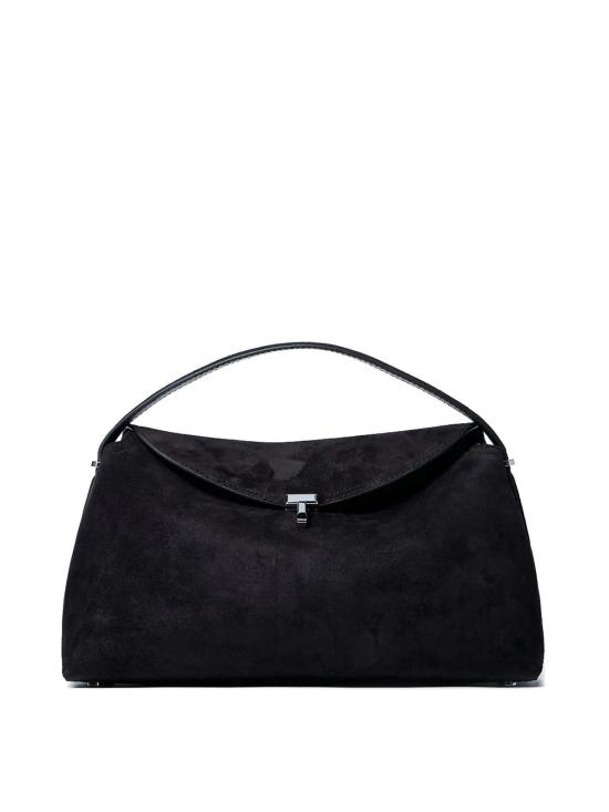 26FW 토템 T-락 스웨이드 탑 핸들 백 234WAL961LE0004040 BROWN