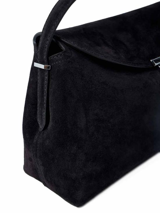 26FW 토템 T-락 스웨이드 탑 핸들 백 234WAL961LE0004040 BROWN - TOTEME