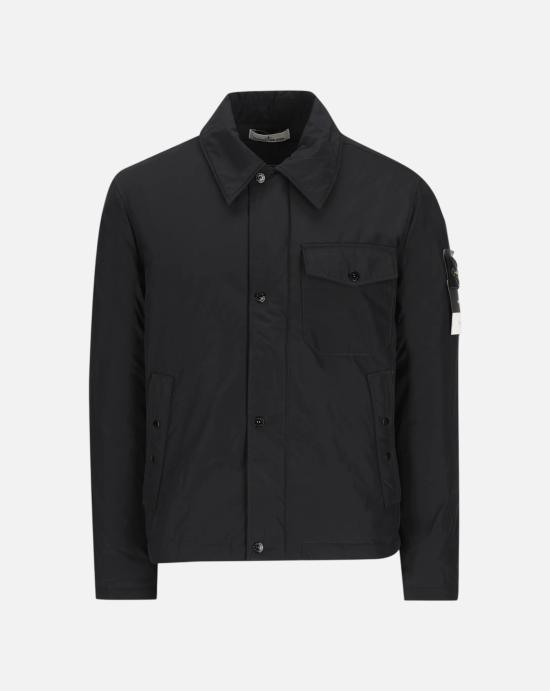  스톤 아일랜드 마이크로 랩스 다운 코치 자켓 L2S154100022 S0A26V0029 Black
