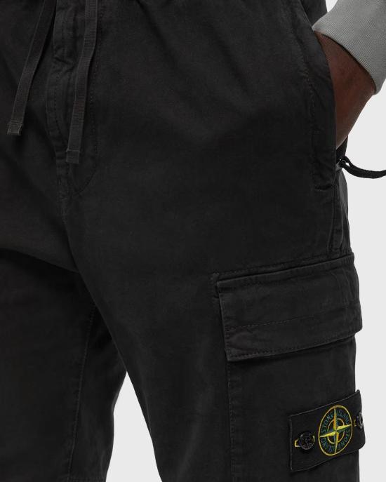  스톤 아일랜드 스트레이트 팬츠 L2S153100033 S00L1V0129 Black - STONE ISLAND