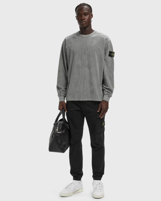  스톤 아일랜드 스트레이트 팬츠 L2S153100033 S00L1V0129 Black - STONE ISLAND