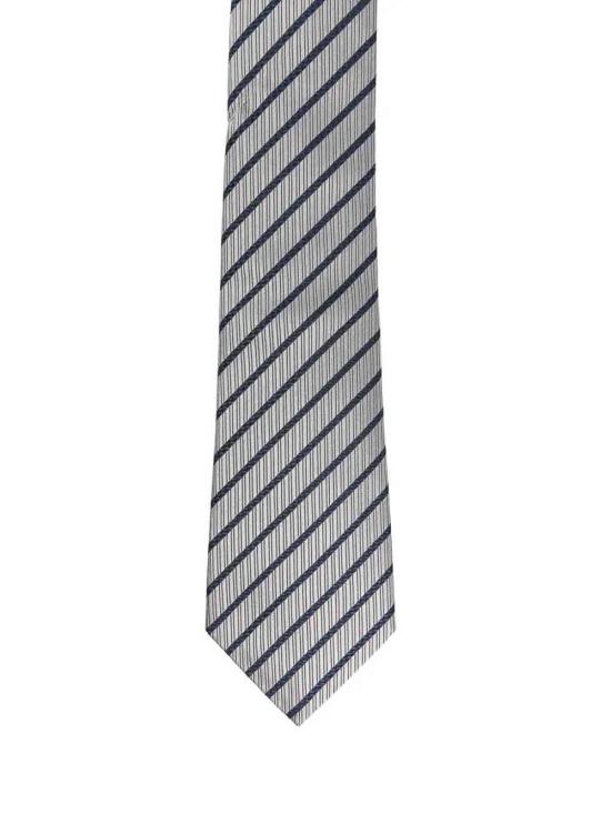 25FW 조르지오 아르마니 넥타이 GM000800TE20403F8036 Grey - GIORGIO ARMANI