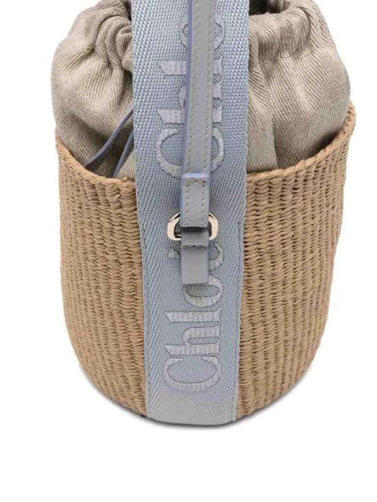 26FW 끌로에 우디 스몰 바스켓백 CHC23AS381L184A5 BLUE - CHLOE