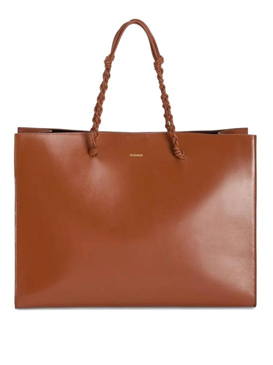 25FW 질샌더 토트백 J07WC0039P4841906 BROWN