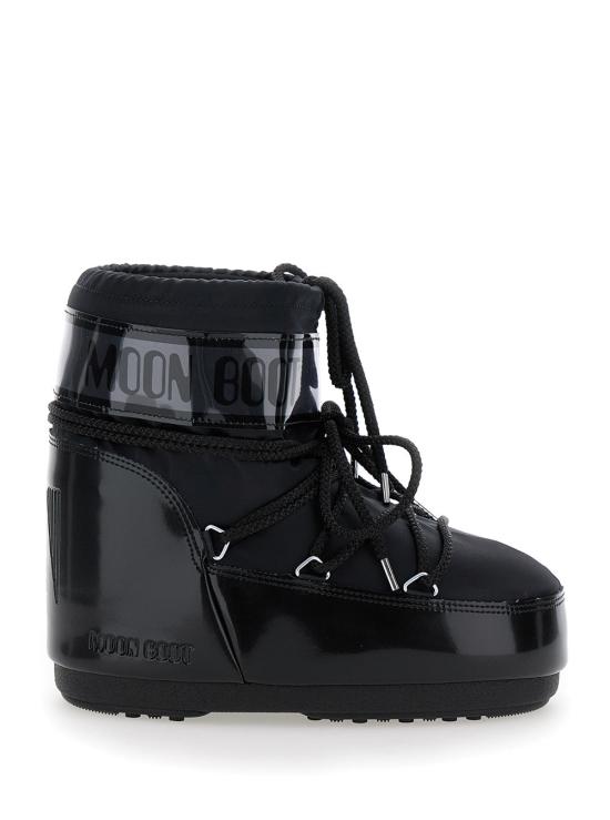 26FW 문부츠 아이콘 나일론 로우 부츠 80D140935 BLACK