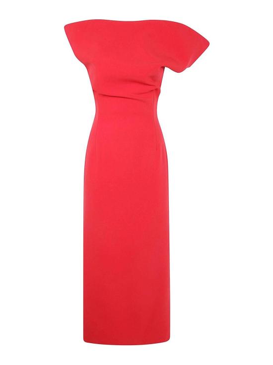 25FW 마그다뷰트림 미디 스커트 258925RED