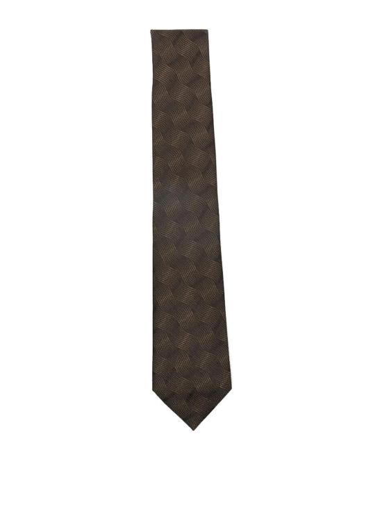 25FW 엠포리오 아르마니 넥타이 EM001344TE19711F6147 BROWN