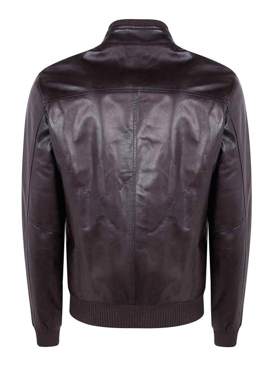 25FW 발바 가죽 자켓 FOX5121029 BROWN - BARBA