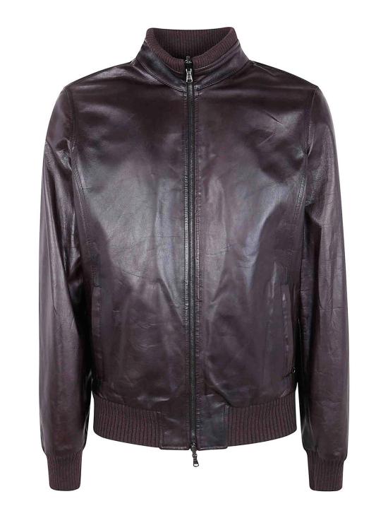 25FW 발바 가죽 자켓 FOX5121029 BROWN