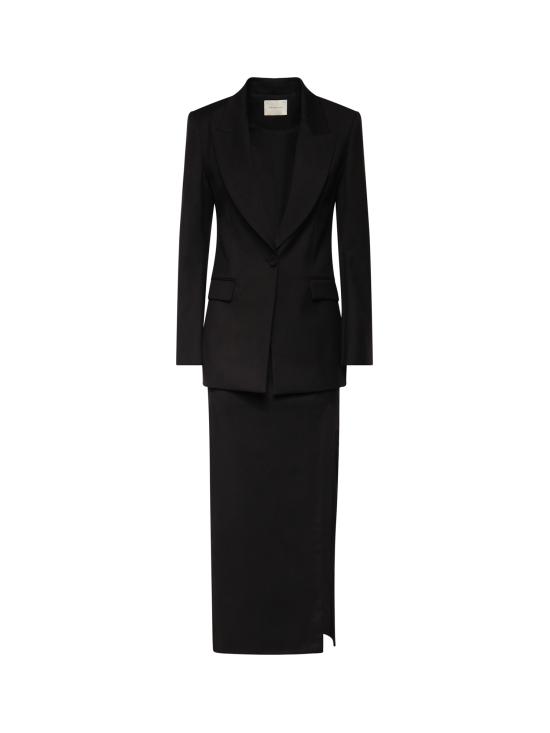 26FW 더 아키비아 수트 세트 TAILLEUR LORA BLACK
