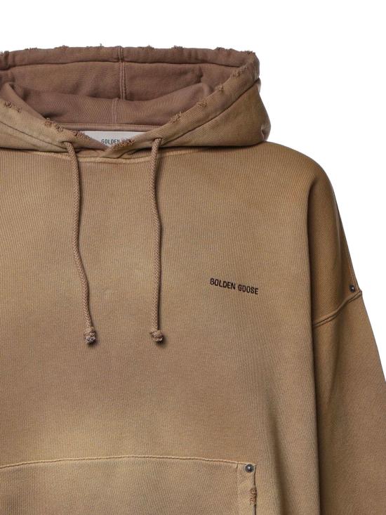 26FW 골든구스 후드 티셔츠 GUP02763 P00263616107 VINTAGE CARTOUCHE - GOLDEN GOOSE