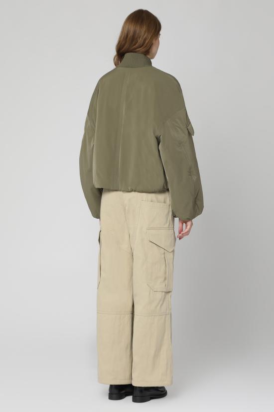  보테가베네타 스트레이트 팬츠 보테가 베네타 코튼 카고  베이지 - BOTTEGA VENETA