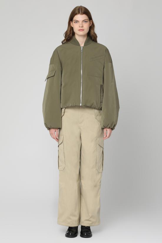  보테가베네타 스트레이트 팬츠 보테가 베네타 코튼 카고  베이지 - BOTTEGA VENETA