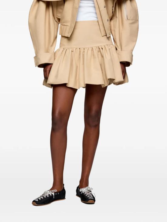 26FW 가니 숏 스커트 A1090243 ZZR BEIGE - GANNI