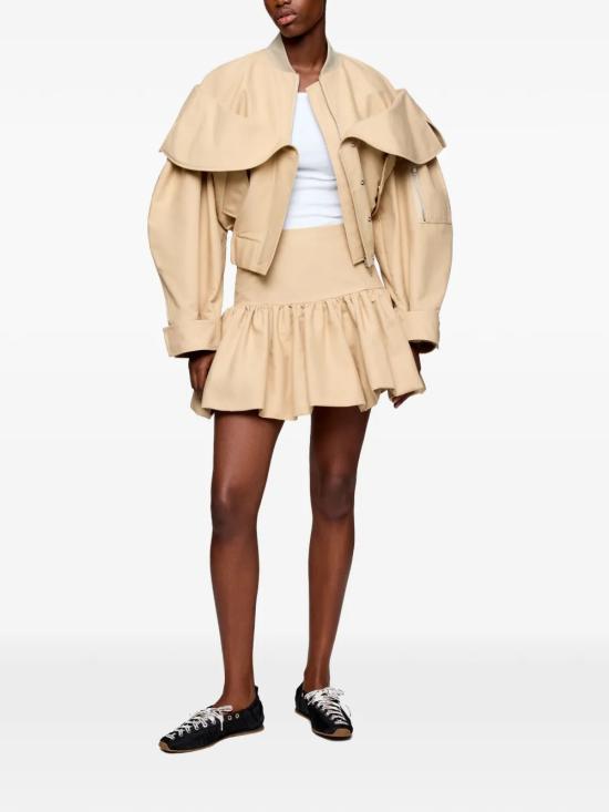 26FW 가니 숏 스커트 A1090243 ZZR BEIGE - GANNI