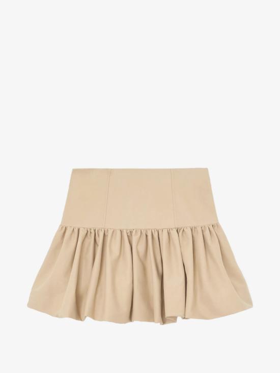 26FW 가니 숏 스커트 A1090243 ZZR BEIGE