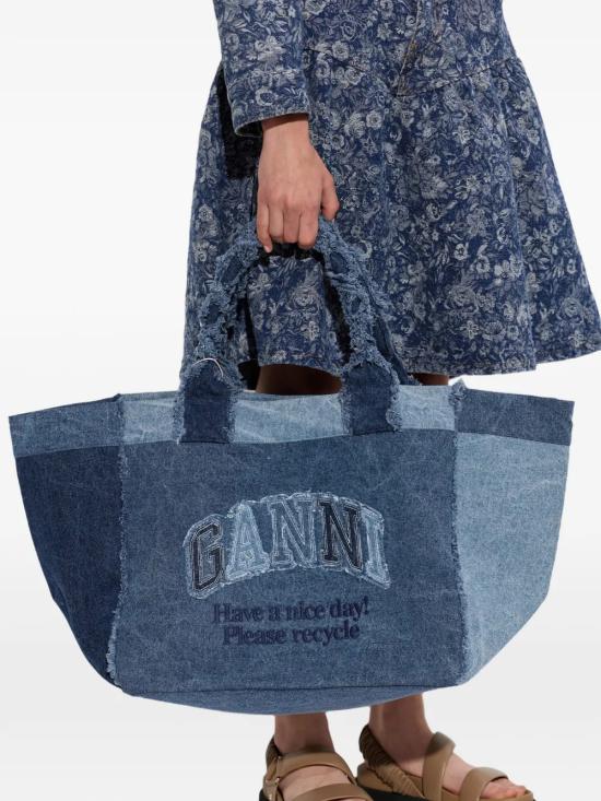 26FW 가니 토트백 B2110091 569 BLU - GANNI