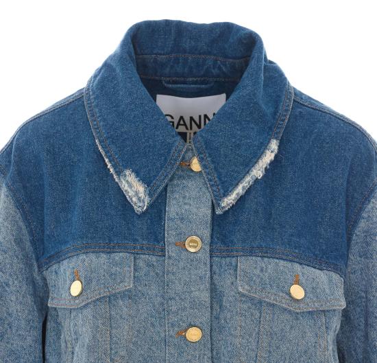 26FW 가니 수트 자켓 A1010180 567 BLU - GANNI
