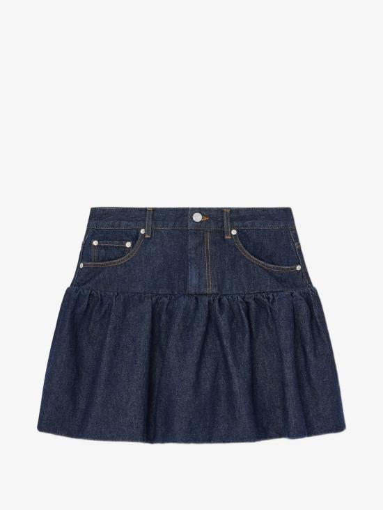 26FW 가니 린스 데님 스커트 A1090097 077 BLU