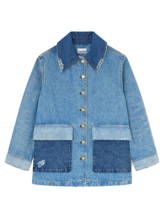 26FW 가니 수트 자켓 A1010179 567 BLU