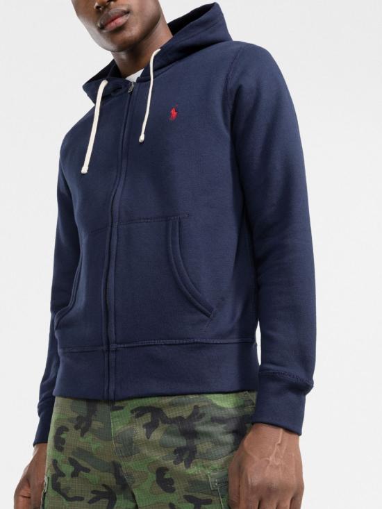 26FW 폴로 랄프로렌 후드 티셔츠 710813297 004 Blu - POLO RALPH LAUREN