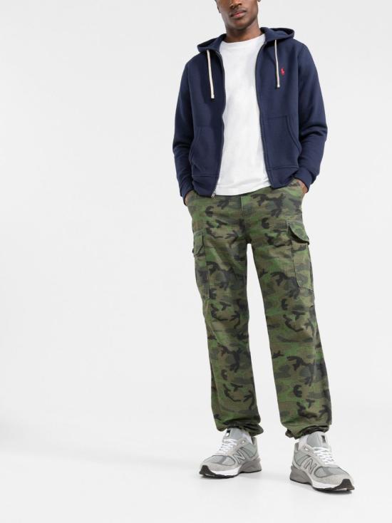 26FW 폴로 랄프로렌 후드 티셔츠 710813297 004 Blu - POLO RALPH LAUREN