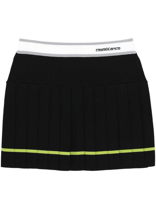 26SS 카사블랑카 숏 스커트 WSP26KW1364 01 VERDE