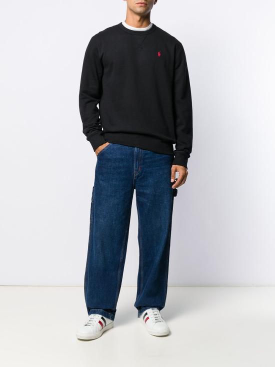26FW 폴로 랄프로렌 포니 로고 자수 맨투맨 710766772 001 NERO - POLO RALPH LAUREN