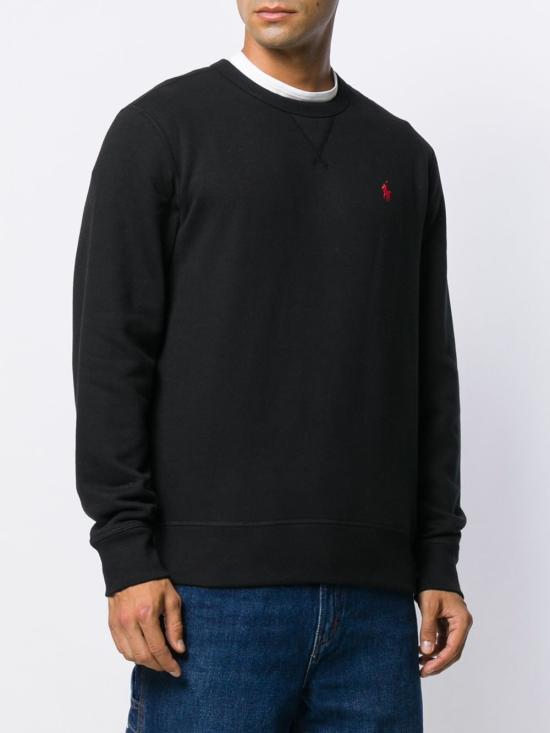 26FW 폴로 랄프로렌 포니 로고 자수 맨투맨 710766772 001 NERO - POLO RALPH LAUREN