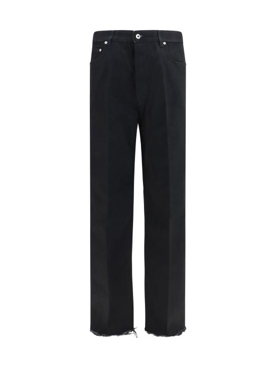26FW 릭 오웬스 데님 팬츠 RR02F4333 BLACK - RICK OWENS