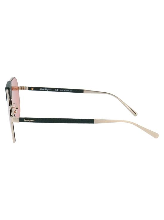  살바토레 페라가모 안경 페라가모 SF220 SL 754 골드 선글라스 - SALVATORE FERRAGAMO