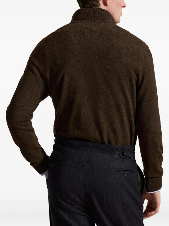 26FW 폴로 랄프로렌 집업 니트 710876756 503 MARRONE - POLO RALPH LAUREN