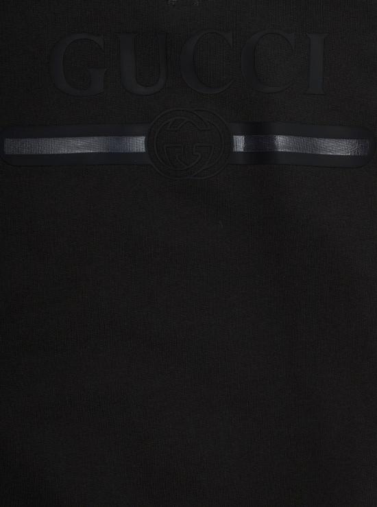 26FW 구찌 로고 프린트 코튼 후드티 855554XJHXM GRAY - GUCCI