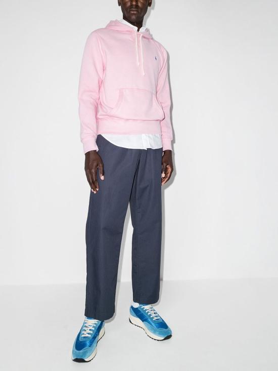 26FW 폴로 랄프로렌 포니로고 자수 후드 티셔츠 710766778 033 Rosa - POLO RALPH LAUREN