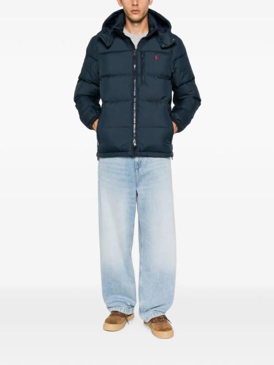 26FW 폴로 랄프로렌 고햄 다운 자켓 710968278 003 BLU - POLO RALPH LAUREN