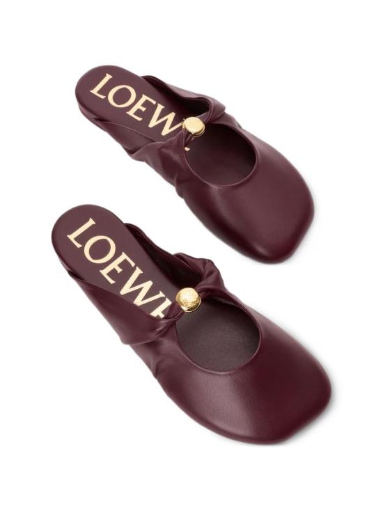 26FW 로에베 페블 소프트 나파 램스킨 뮬 페블 소프트 나파 램스킨 뮬 L616465X86 7240 - LOEWE