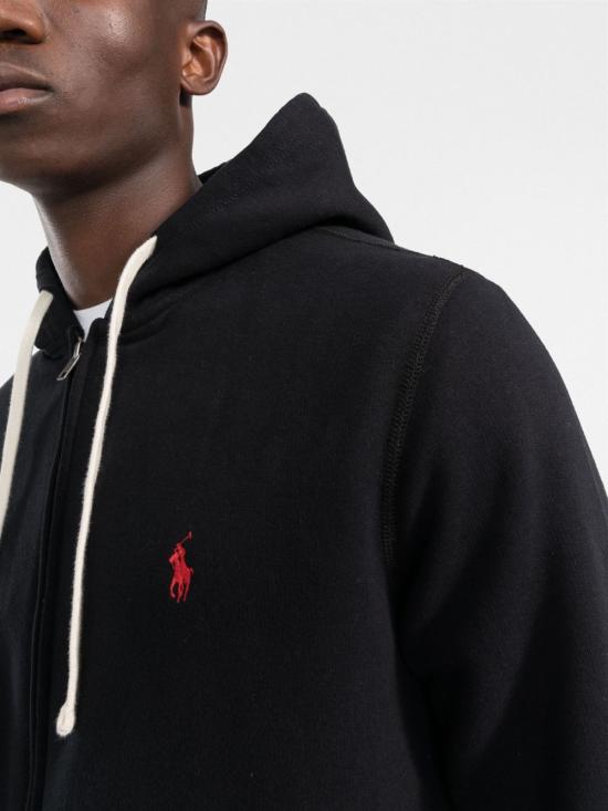 26FW 폴로 랄프로렌 후드 티셔츠 710813297 001 Nero - POLO RALPH LAUREN