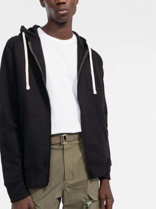26FW 폴로 랄프로렌 후드 티셔츠 710813297 001 Nero - POLO RALPH LAUREN