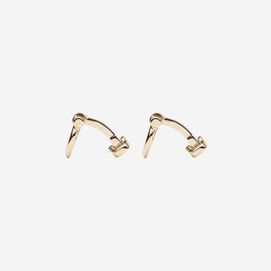 26FW 살바토레 페라가모 커프스 링크/타이 홀더 775189 GOLD