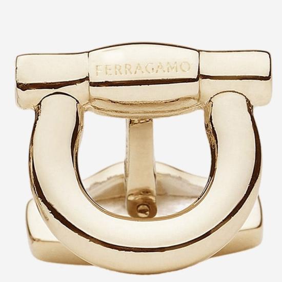 26FW 살바토레 페라가모 커프스 링크/타이 홀더 775189 GOLD - SALVATORE FERRAGAMO