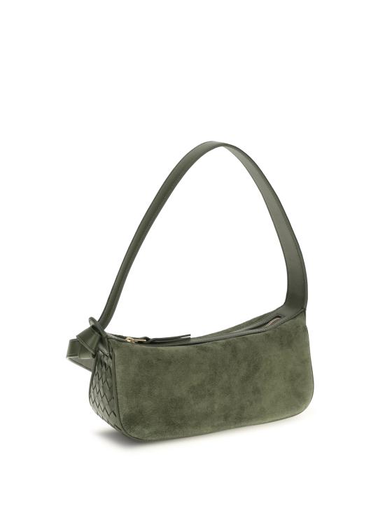  보테가베네타 가방 보테가 베네타 노도 숄더백 그린 트위드/골드 - BOTTEGA VENETA