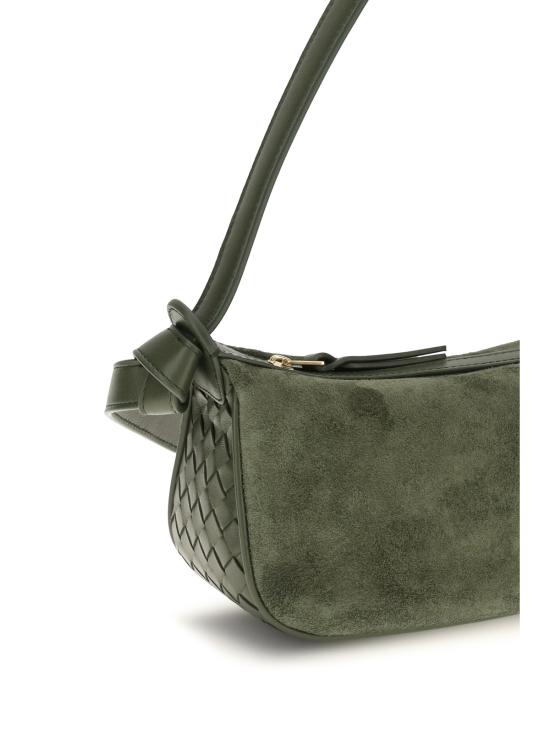  보테가베네타 가방 보테가 베네타 노도 숄더백 그린 트위드/골드 - BOTTEGA VENETA