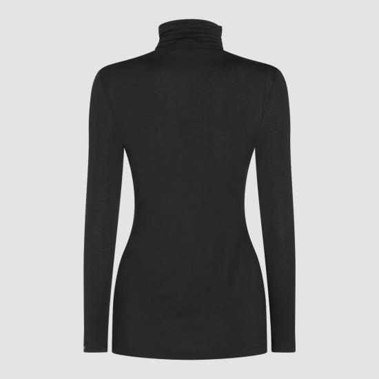 26FW 니사 긴팔 티셔츠 TOP16787 BLACK - NISSA